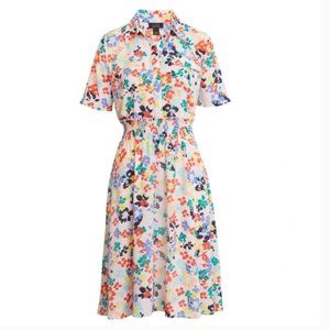 Halogen Floral Print Dress - Multicolor
